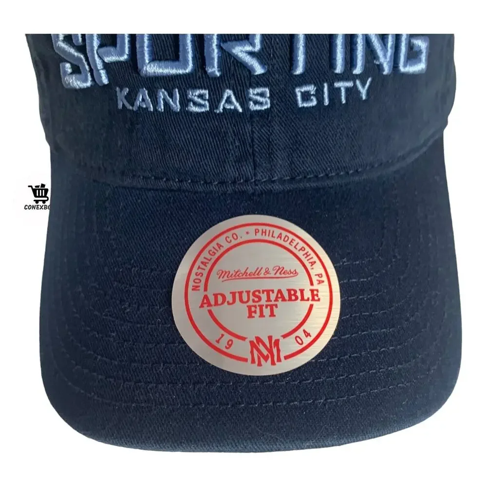 Mitchell & Ness Sporting Kansas City MLS Soccer Strapback Adjustable Cap Hat New